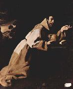 Francisco de Zurbaran St Francis in Meditation Sweden oil painting artist